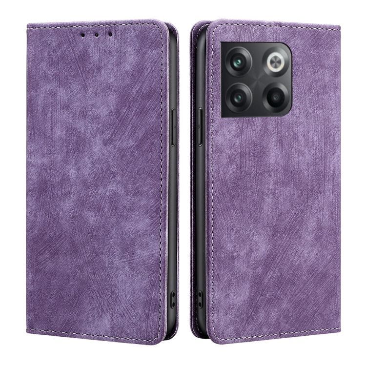 Custodia per telefono in pelle magnetica con spazzola antifurto RFID, For OnePlus Ace Pro 5G, For TCL 305i, For Xiaomi Redmi K50 Ultra/Xiaomi 12T/Xiaomi 12T Pro, For Asus Zenfone 9, For Huawei nova Y90 4G