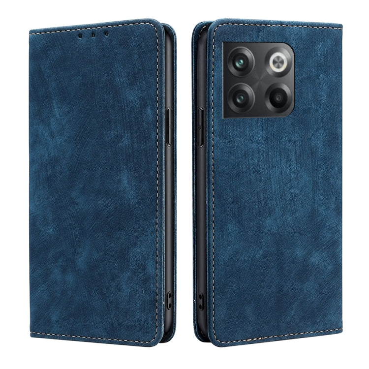 Custodia per telefono in pelle magnetica con spazzola antifurto RFID, For OnePlus Ace Pro 5G, For TCL 305i, For Xiaomi Redmi K50 Ultra/Xiaomi 12T/Xiaomi 12T Pro, For Asus Zenfone 9, For Huawei nova Y90 4G