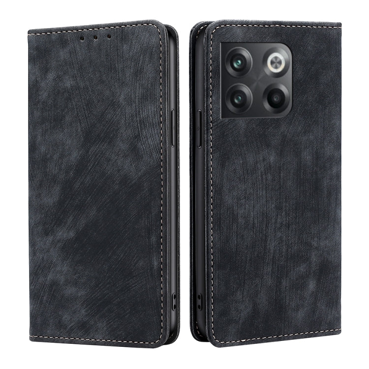 Custodia per telefono in pelle magnetica con spazzola antifurto RFID, For OnePlus Ace Pro 5G, For TCL 305i, For Xiaomi Redmi K50 Ultra/Xiaomi 12T/Xiaomi 12T Pro, For Asus Zenfone 9, For Huawei nova Y90 4G