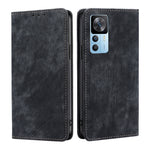 Custodia per telefono in pelle magnetica con spazzola antifurto RFID, For OnePlus Ace Pro 5G, For TCL 305i, For Xiaomi Redmi K50 Ultra/Xiaomi 12T/Xiaomi 12T Pro, For Asus Zenfone 9, For Huawei nova Y90 4G