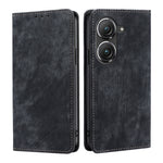 Custodia per telefono in pelle magnetica con spazzola antifurto RFID, For OnePlus Ace Pro 5G, For TCL 305i, For Xiaomi Redmi K50 Ultra/Xiaomi 12T/Xiaomi 12T Pro, For Asus Zenfone 9, For Huawei nova Y90 4G