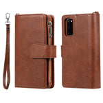 Custodia portafoglio antiurto con slot carte per Galaxy S20