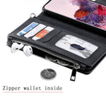 Custodia portafoglio antiurto con slot carte per Galaxy S20