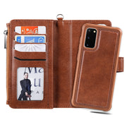 Custodia portafoglio antiurto con slot carte per Galaxy S20