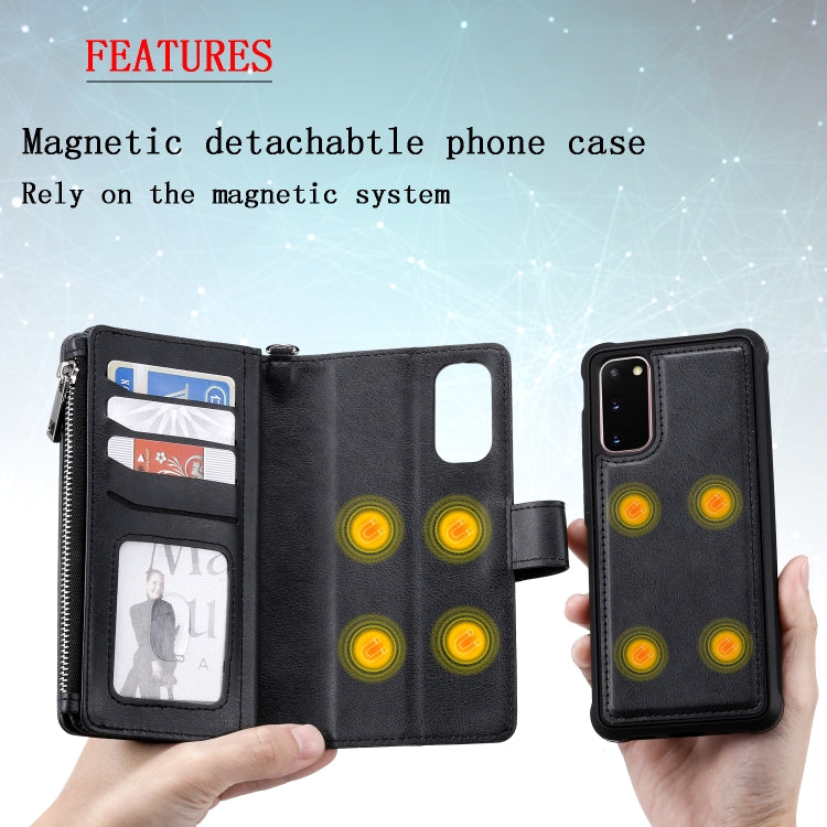 Custodia portafoglio antiurto con slot carte per Galaxy S20