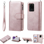 Custodia portafoglio antiurto con slot carte per Galaxy S20