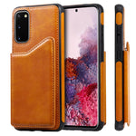 Custodia portafoglio in pelle per Samsung Galaxy S20