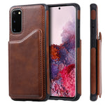 Custodia portafoglio in pelle per Samsung Galaxy S20