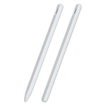 Custodia per stilo in silicone liquido a strisce 3 in 1 con due cappucci per le punte, For Apple Pencil 1, For Apple Pencil 2