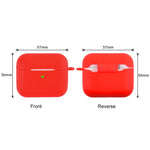 Custodia protettiva per auricolari in silicone 5 in 1 + borsa per auricolari + fibbia per auricolari + gancio + set di corde anti-smarrimento, For AirPods 3