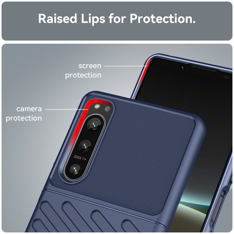 Custodia protettiva per telefono in TPU antiurto Thunderbolt, For Sony Xperia 5 IV