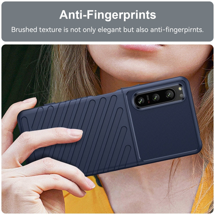 Custodia protettiva per telefono in TPU antiurto Thunderbolt, For Sony Xperia 5 IV