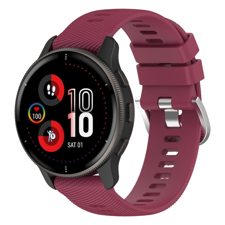 Cinturino in silicone testurizzato a croce da 20 mm, For Garmin Venu 2Plus