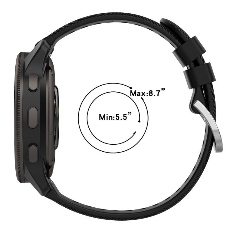 Cinturino in silicone testurizzato a croce da 20 mm, For Garmin Venu 2Plus