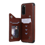 Custodia portafoglio antiurto con teschio per Galaxy S20