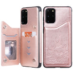 Custodia portafoglio con teschio per Samsung Galaxy S20