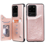 Custodia portafoglio con teschio per Samsung Galaxy S20