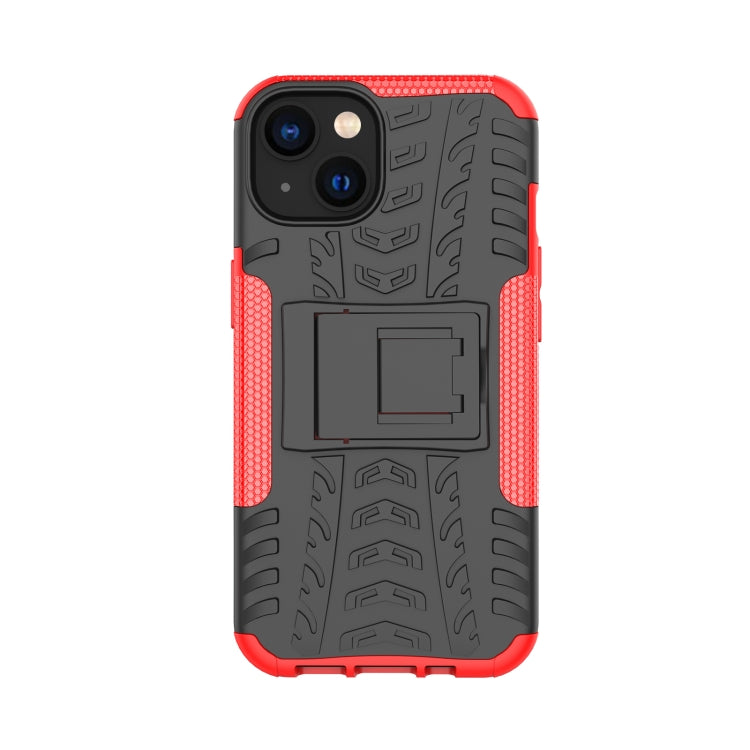 Gomma Texture TPU + Custodia per telefono PC con supporto, For iPhone 14, For iPhone 14 Plus, For iPhone 14 Pro