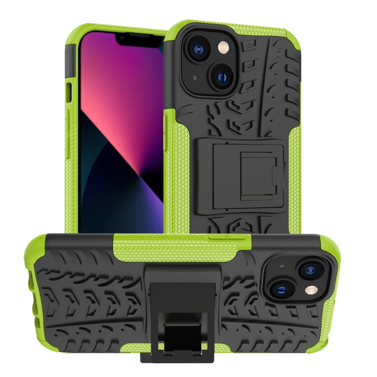 Gomma Texture TPU + Custodia per telefono PC con supporto, For iPhone 14, For iPhone 14 Plus, For iPhone 14 Pro