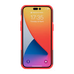 Gomma Texture TPU + Custodia per telefono PC con supporto, For iPhone 14 Pro Max