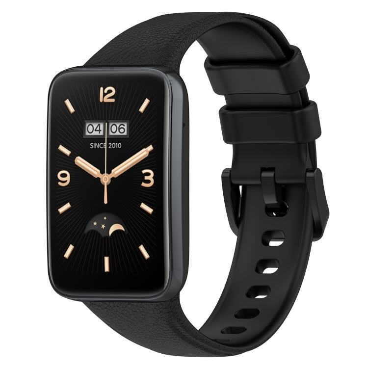 Cinturino per orologio in pelle con texture Litchi, For Xiaomi Mi Band 7 Pro