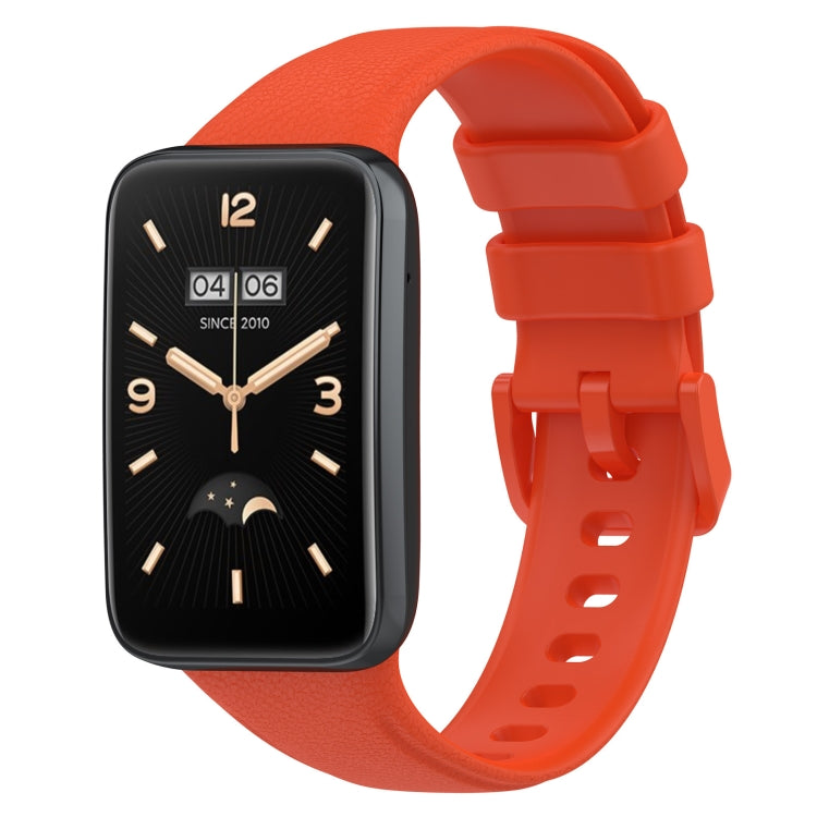 Cinturino per orologio in pelle con texture Litchi, For Xiaomi Mi Band 7 Pro