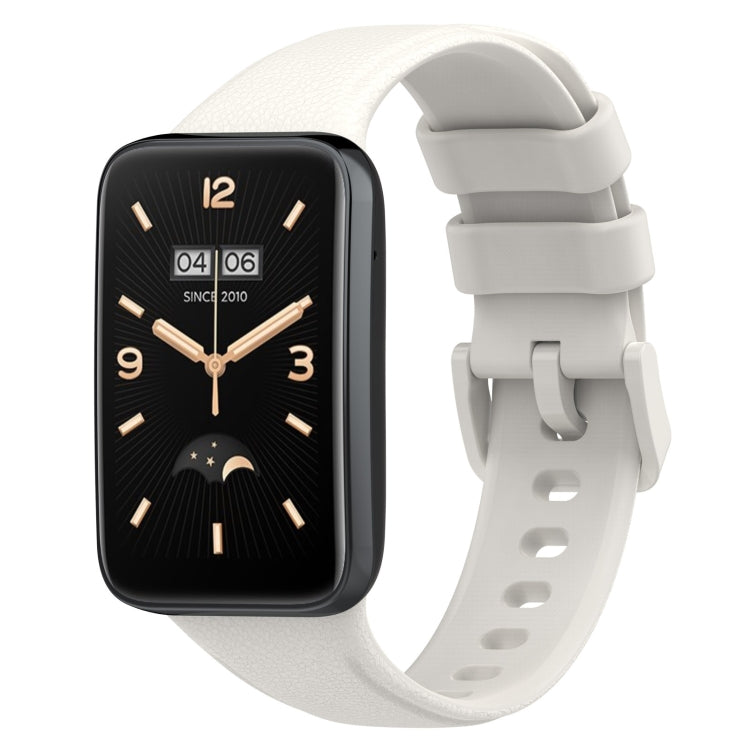 Cinturino per orologio in pelle con texture Litchi, For Xiaomi Mi Band 7 Pro