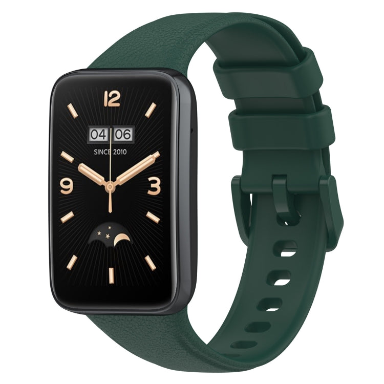 Cinturino per orologio in pelle con texture Litchi, For Xiaomi Mi Band 7 Pro