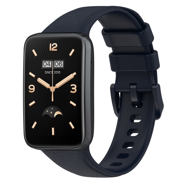 Cinturino per orologio in pelle con texture Litchi, For Xiaomi Mi Band 7 Pro