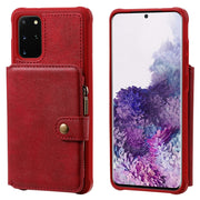Custodia portafoglio con cerniera per Samsung Galaxy S20+