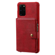 Custodia portafoglio con cerniera per Samsung Galaxy S20+