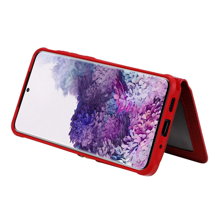 Custodia portafoglio con cerniera per Samsung Galaxy S20+