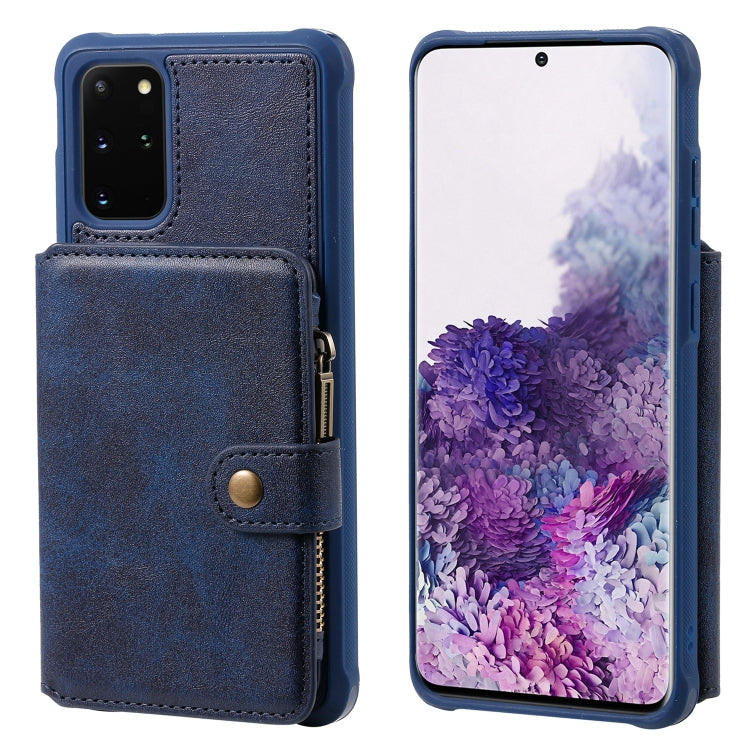 Custodia portafoglio con cerniera per Samsung Galaxy S20+