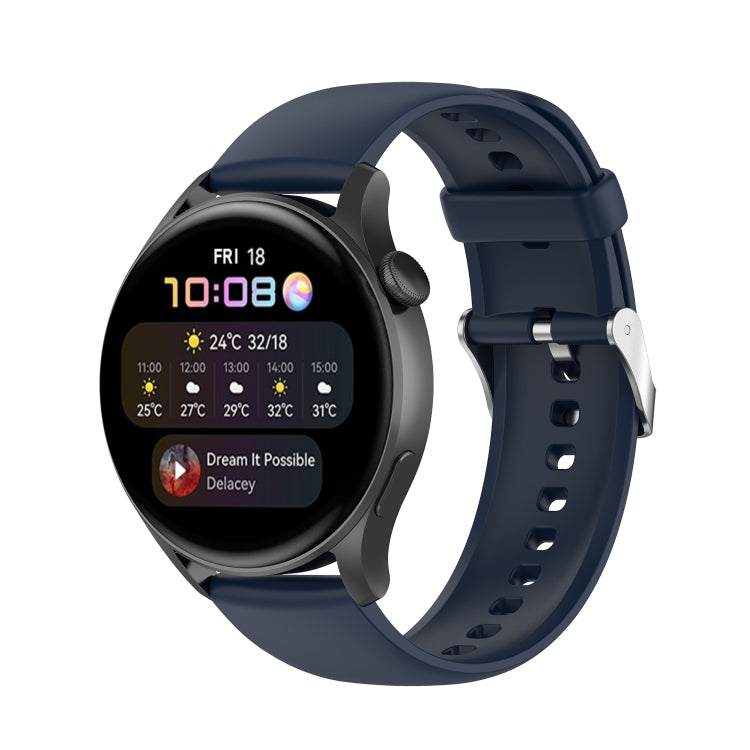 Cinturino in silicone morbido tinta unita, For Huawei Watch3 Pro New