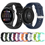 Cinturino in silicone morbido tinta unita, For Huawei Watch3 Pro New