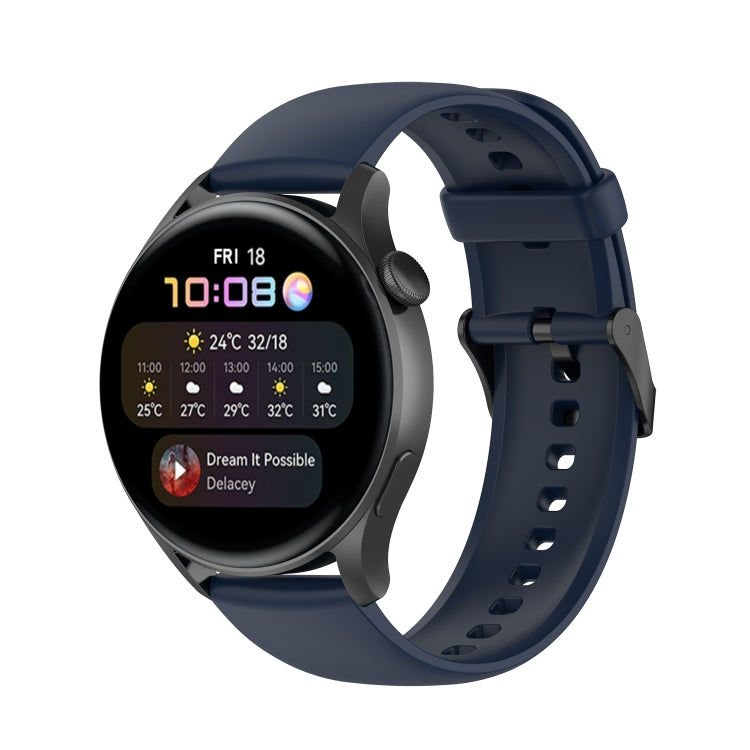 Cinturino in silicone morbido tinta unita, For Huawei Watch3 Pro New