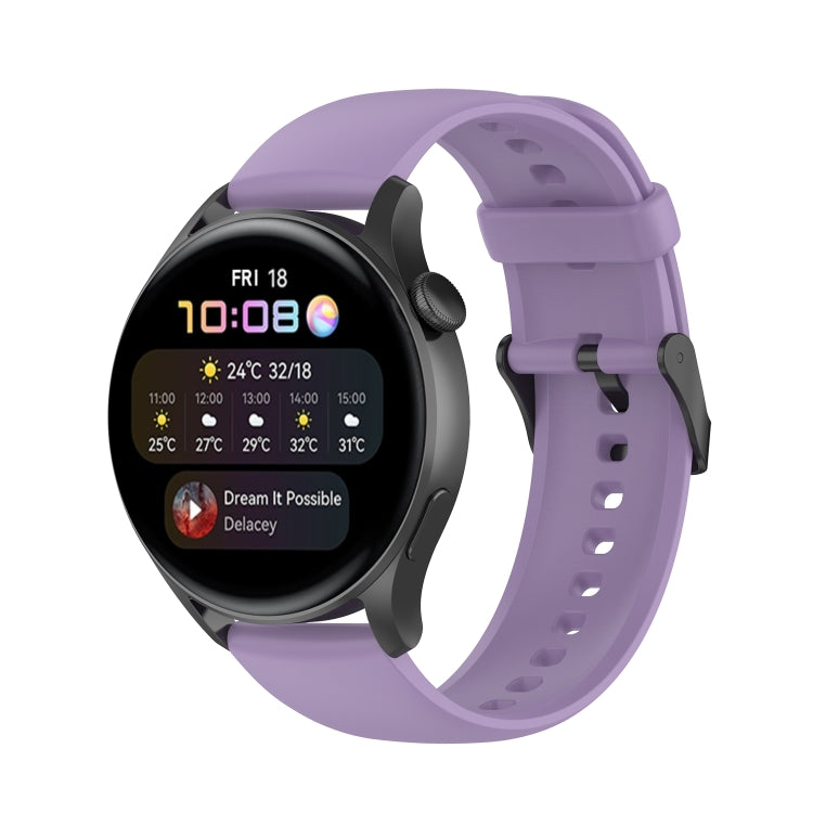 Cinturino in silicone morbido tinta unita, For Huawei Watch3 Pro New