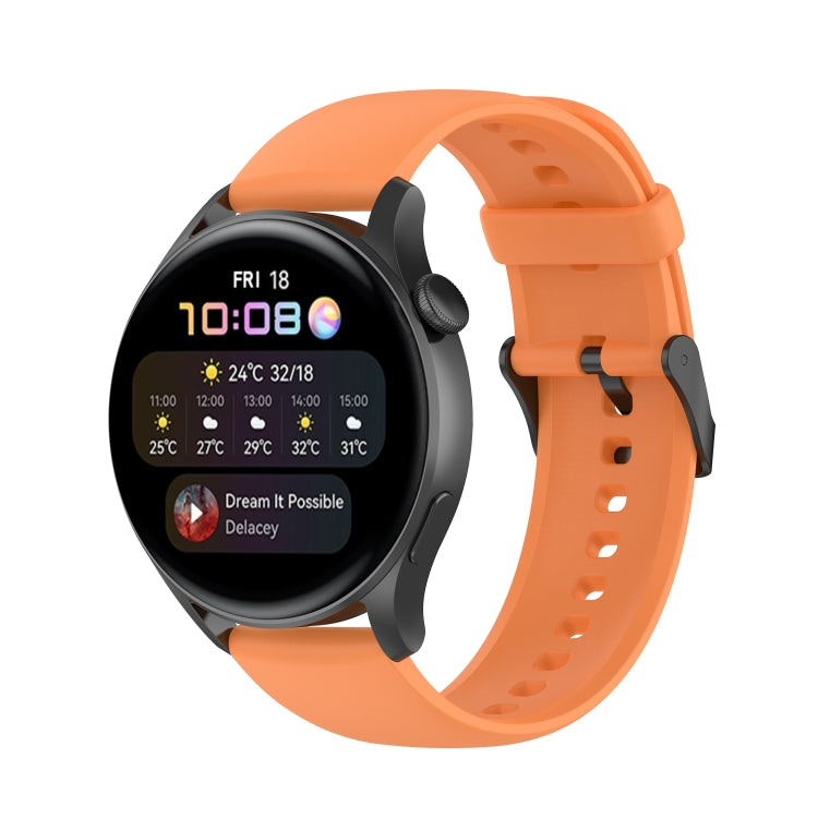 Cinturino in silicone morbido tinta unita, For Huawei Watch3 Pro New