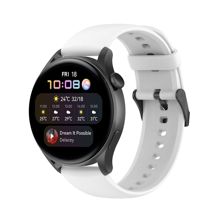 Cinturino in silicone morbido tinta unita, For Huawei Watch3 Pro New