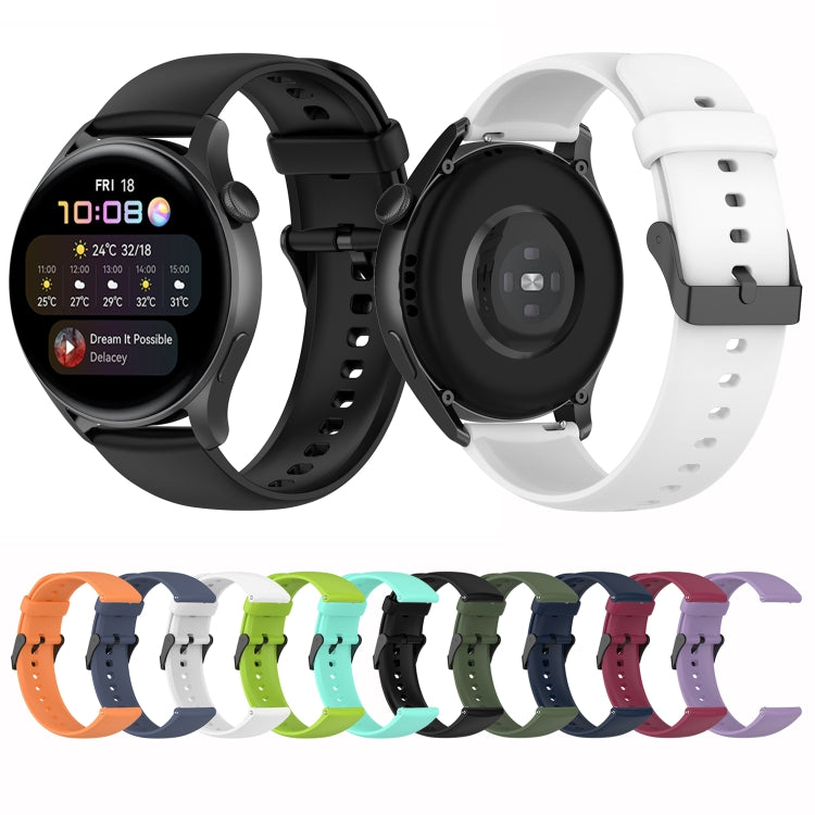 Cinturino in silicone morbido tinta unita, For Huawei Watch3 Pro New