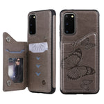 Custodia portafoglio farfalla per Samsung Galaxy S20