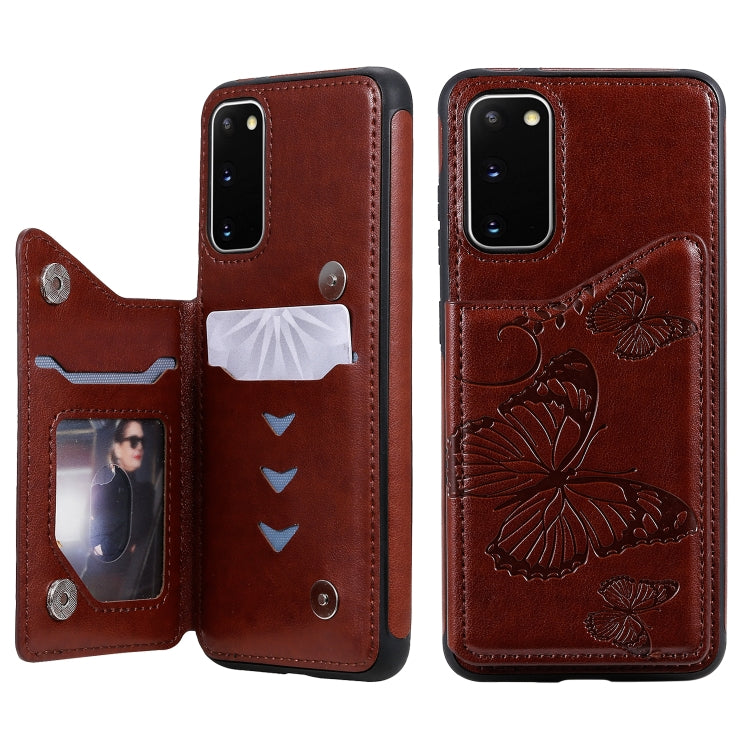 Custodia portafoglio farfalla per Samsung Galaxy S20