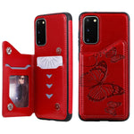 Custodia portafoglio farfalla per Samsung Galaxy S20