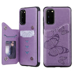 Custodia portafoglio farfalla per Samsung Galaxy S20