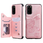 Custodia portafoglio farfalla per Samsung Galaxy S20