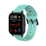 Per Amazfit GTS4 Mini cinturino in silicone morbido tinta unita, S Size, Large Size