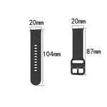 Per Amazfit GTS4 Mini cinturino in silicone morbido tinta unita, S Size, Large Size