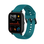 Per Amazfit GTS4 Mini cinturino in silicone morbido tinta unita, S Size, Large Size