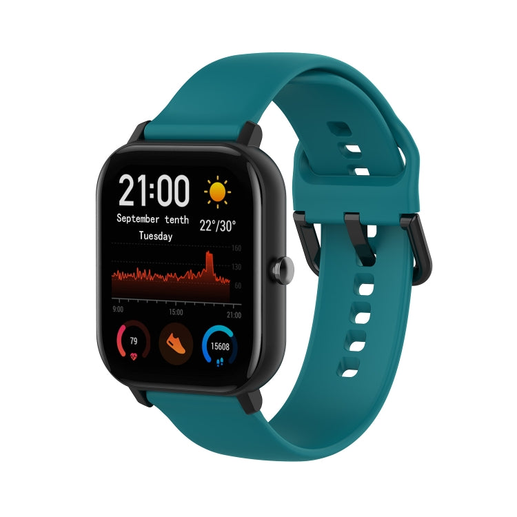 Per Amazfit GTS4 Mini cinturino in silicone morbido tinta unita, S Size, Large Size