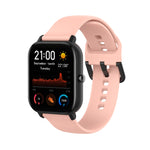 Per Amazfit GTS4 Mini cinturino in silicone morbido tinta unita, S Size, Large Size